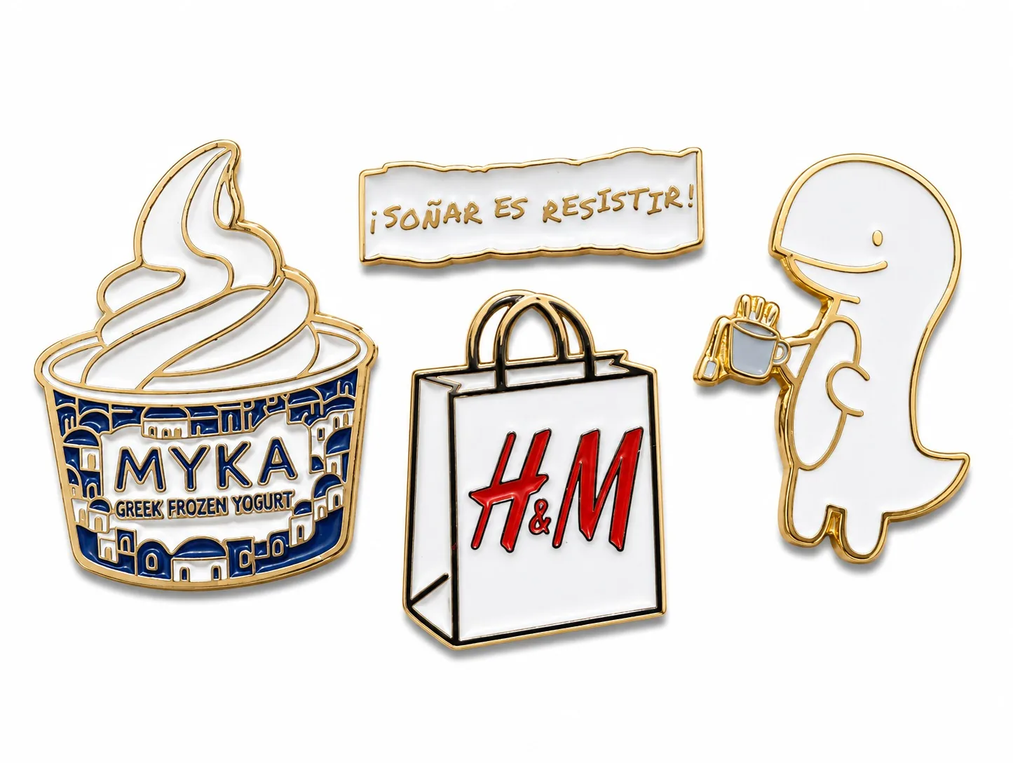 Pines personalizados para marcas, regalos y empaques premium